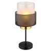Illuminazione Globo Lighting Olga Lampada da tavolo Oro, Nero, 1-Luce