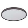 Illuminazione Globo Lighting Eclypse Plafoniera LED Antracite, Bianco, 1-Luce