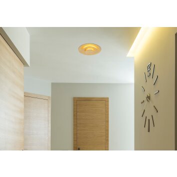 Illuminazione Globo Lighting Heda Plafoniera LED Oro, 1-Luce