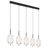 Illuminazione Globo Lighting Kurius Lampadario a sospensione LED Nero, 5-Luci