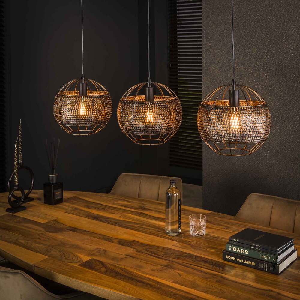 Ommerlanderwijk Lampada a sospensione Antracite, 3-Luci main product photo