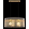 Illuminazione Globo Lighting Gorley Lampadario a sospensione Oro, 2-Luci