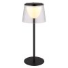 Illuminazione Globo Lighting Mariam Lampada da tavolo LED Nero, 1-Luce