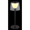 Illuminazione Globo Lighting Mariam Lampada da tavolo LED Nero, 1-Luce