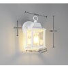Illuminazione Trio Leuchten MIRANDE Applique Bianco, 1-Luce