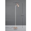 Illuminazione Trio Leuchten Marley Lampada da terra Marrone, 1-Luce