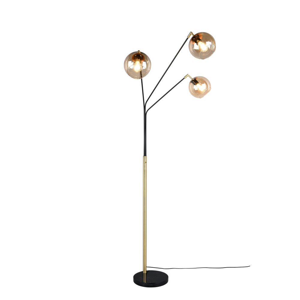 Illuminazione Trio Leuchten Paxton Lampada da terra Nero-Oro, 3-Luci main product photo