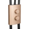 Illuminazione Trio Leuchten Chris Lampada da terra LED Marrone, 2-Luci