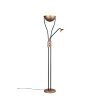Illuminazione Trio Leuchten Chris Lampada da terra LED Marrone, 2-Luci