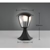 Illuminazione Trio Leuchten VENTA Lampada da terra per esterno Nero, 1-Luce