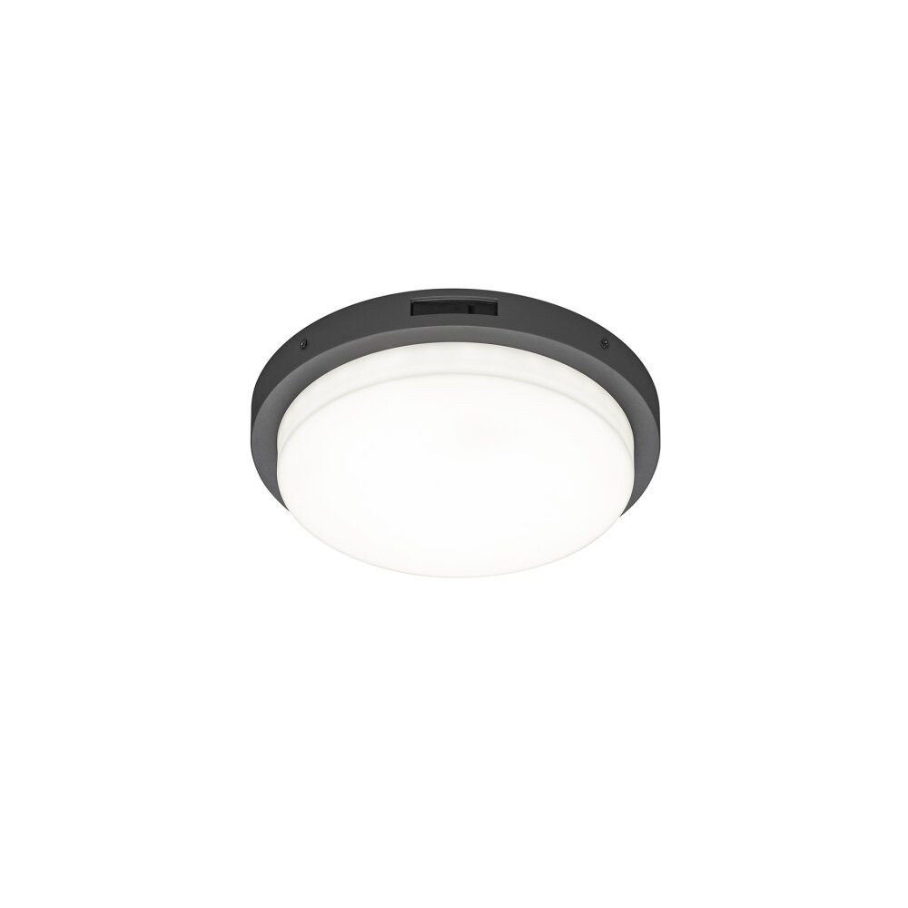 Illuminazione Trio Leuchten BERMEJO Plafoniera LED Antracite, 1-Luce, Sensori di movimento main product photo