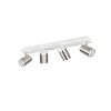 Illuminazione Trio Leuchten Gillan Faretto da soffitto Nichel opaco, 4-Luci