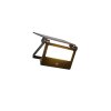 Illuminazione Reality Moura Applique LED Nero, 1-Luce, Sensori di movimento