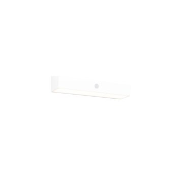 Illuminazione Reality SILVES Applique LED Bianco, 1-Luce, Sensori di movimento