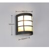 Illuminazione Reality SINTRA Applique Nero, 1-Luce