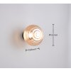 Illuminazione Reality Earl Applique LED Nero, 1-Luce