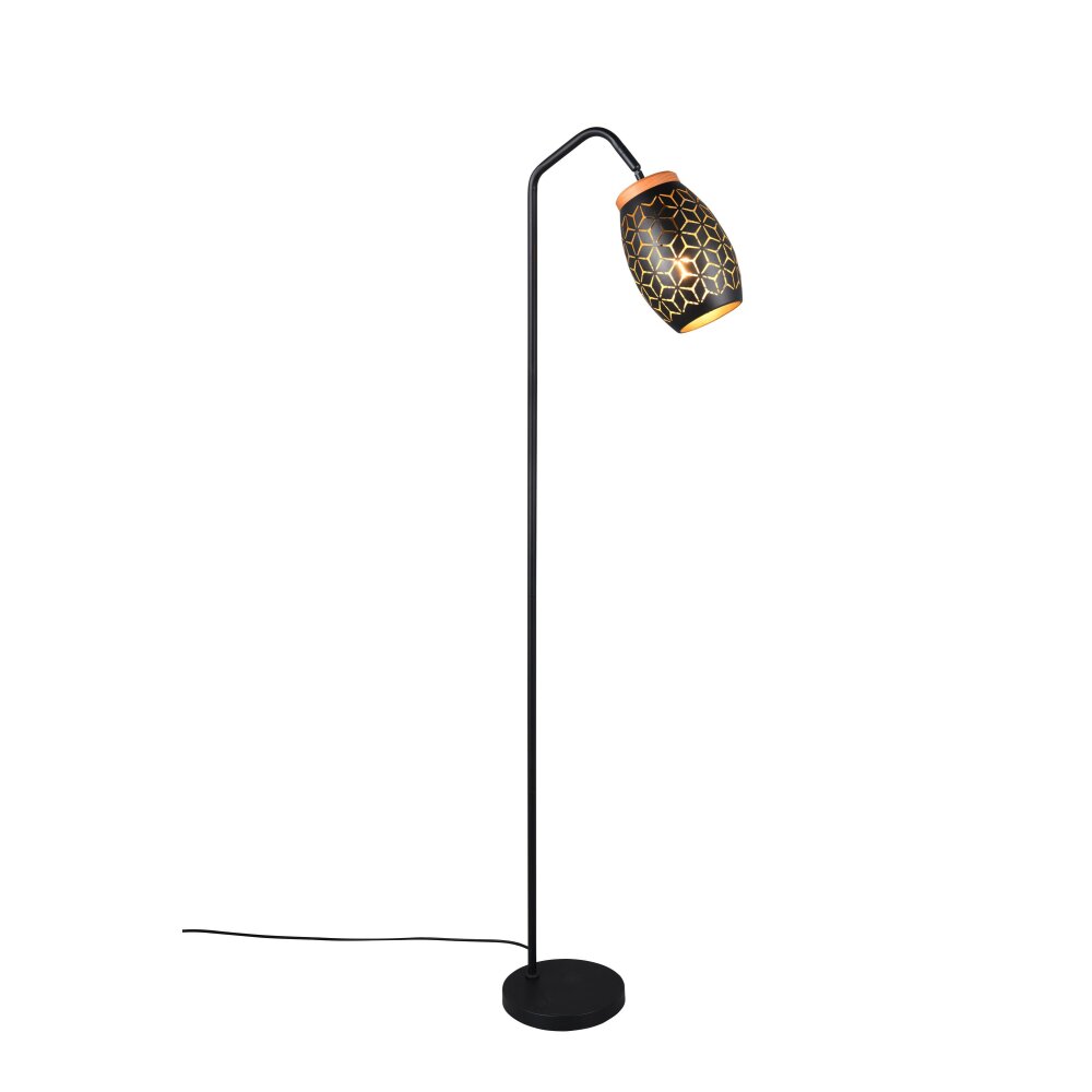 Illuminazione Reality Bidar Lampada da terra Nero-Oro, 1-Luce main product photo