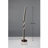 Illuminazione Reality Ginko Lampada da terra LED Nero, 1-Luce