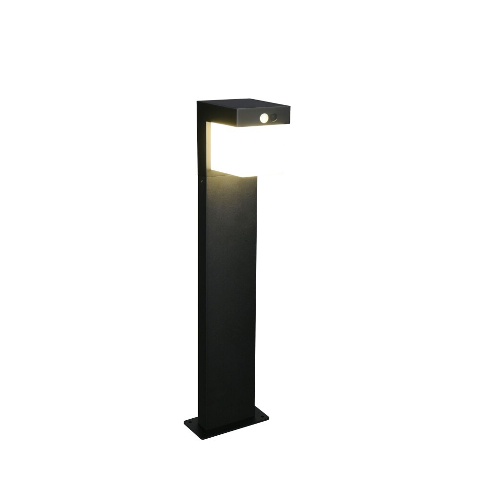 Illuminazione Reality COLOMBO Lampada da terra per esterno LED Nero, 1-Luce, Sensori di movimento main product photo