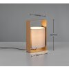 Illuminazione Reality Pail Lampada da tavolo Marrone, 1-Luce