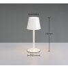 Illuminazione Reality Diaz Lampada da tavolo LED Bianco, 1-Luce