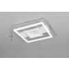 Illuminazione Reality Wheeler Plafoniera LED Bianco, 1-Luce