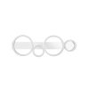Illuminazione Reality Lumos Plafoniera LED Cromo, 1-Luce