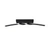 Illuminazione Reality Ginko Plafoniera LED Nero, 1-Luce
