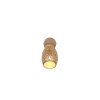 Illuminazione Reality und Faretto da soffitto, Applique e plafoniera, Faretto da parete Marrone, 1-Luce