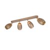Illuminazione Reality Bidar Faretto da soffitto Marrone, 4-Luci