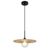 Illuminazione Globo Lighting Riga Lampadario a sospensione Nero, 1-Luce