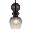 Illuminazione Globo Lighting Clarity Lampadario a sospensione Nero, 1-Luce