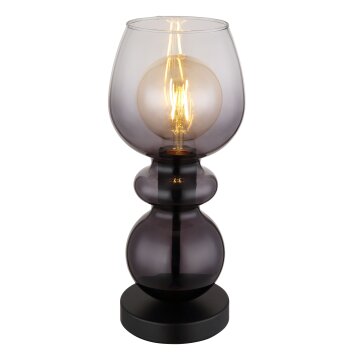 Illuminazione Globo Lighting Clarity Lampada da tavolo Nero, 1-Luce