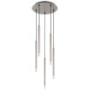 Illuminazione Globo Lighting Ryan Lampadario a sospensione Nichel opaco, 5-Luci