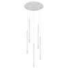Illuminazione Globo Lighting Ryan Lampadario a sospensione Bianco, 5-Luci