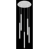 Illuminazione Globo Lighting Ryan Lampadario a sospensione Bianco, 5-Luci