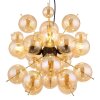 Illuminazione Globo Lighting Udo Lampadario a sospensione Oro, Nero, 4-Luci