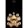 Illuminazione Globo Lighting Udo Lampadario a sospensione Oro, Nero, 4-Luci