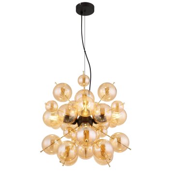 Illuminazione Globo Lighting Udo Lampadario a sospensione Oro, Nero, 4-Luci