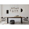 Illuminazione Globo Lighting Gorley Lampadario a sospensione Nero, 8-Luci