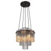 Illuminazione Globo Lighting Gorley Lampadario a sospensione Nero, 5-Luci