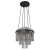 Illuminazione Globo Lighting Gorley Lampadario a sospensione Nero, 5-Luci