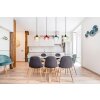 Illuminazione Globo Lighting Sander Lampadario a sospensione Nero, 4-Luci