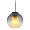 Illuminazione Globo Lighting Barry Lampadario a sospensione Nero, 1-Luce