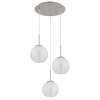 Illuminazione Globo Lighting Barry Lampadario a sospensione Cromo, Nichel opaco, 3-Luci