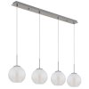 Illuminazione Globo Lighting Barry Lampadario a sospensione Cromo, Nichel opaco, 4-Luci
