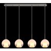 Illuminazione Globo Lighting Barry Lampadario a sospensione Cromo, Nichel opaco, 4-Luci