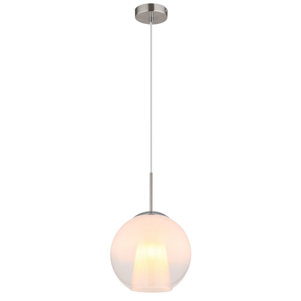 Illuminazione Globo Lighting Barry Lampadario a sospensione Cromo, Nichel opaco, 1-Luce main product photo