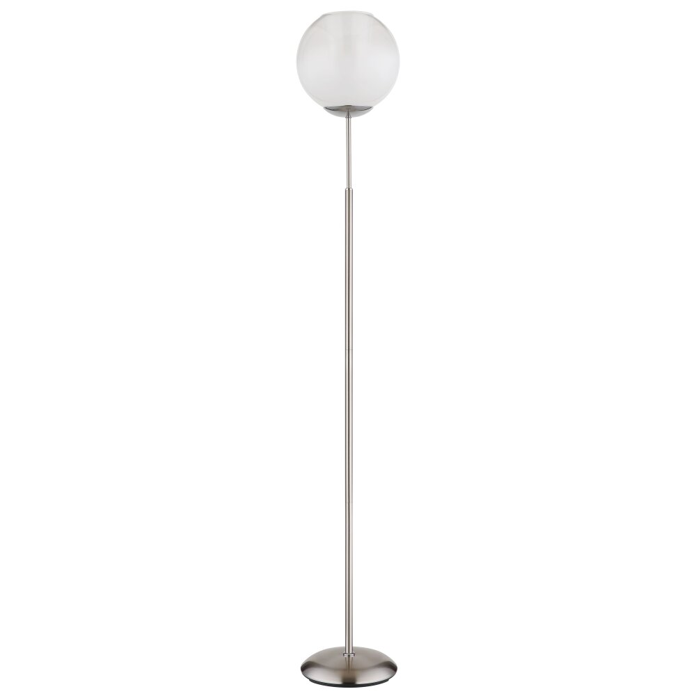 Illuminazione Globo Lighting Barry Lampada da terra Cromo, Nichel opaco, 1-Luce
