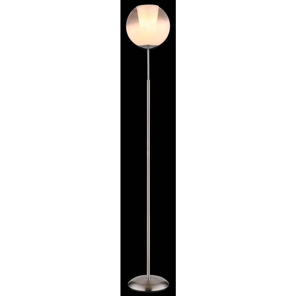 Illuminazione Globo Lighting Barry Lampada da terra Cromo, Nichel opaco, 1-Luce